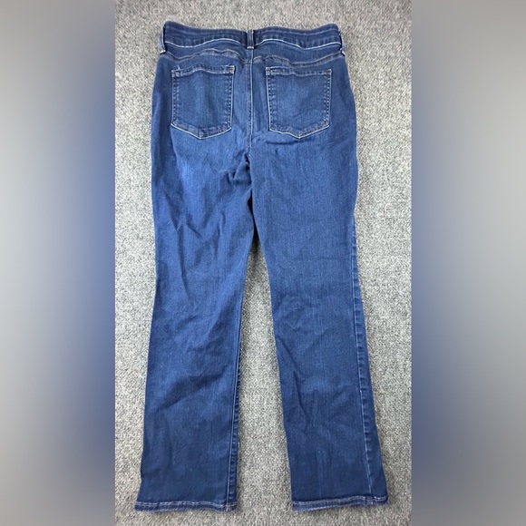 NYDJ Marilyn Straight Jeans Size 8 Denim Lift Tuck Technology - Picture 6 of 7